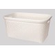 Basket without lid with frame 50 l milky (K2-010)