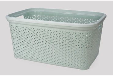Корзина без крышки с рамкой 50 л