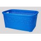 Basket without lid with frame 50 l blue (K2-439)
