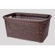 Корзина без крышки с рамкой 50 л коричневый (K2-534)