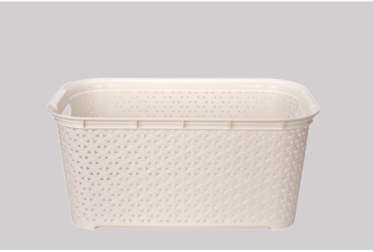 Корзина без крышки 26 л молочная (K5-010)