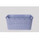 Корзина без крышки 26 л серо-голубой (K5-121)