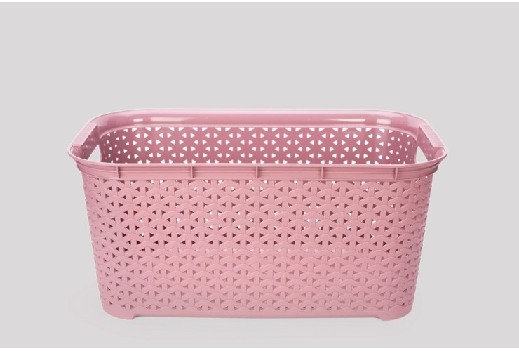 Корзина без крышки 26 л темно-пудровый (K5-803)
