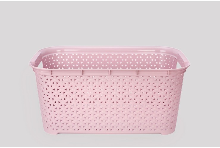 Корзина без крышки 26 л пудровый (K5-805)