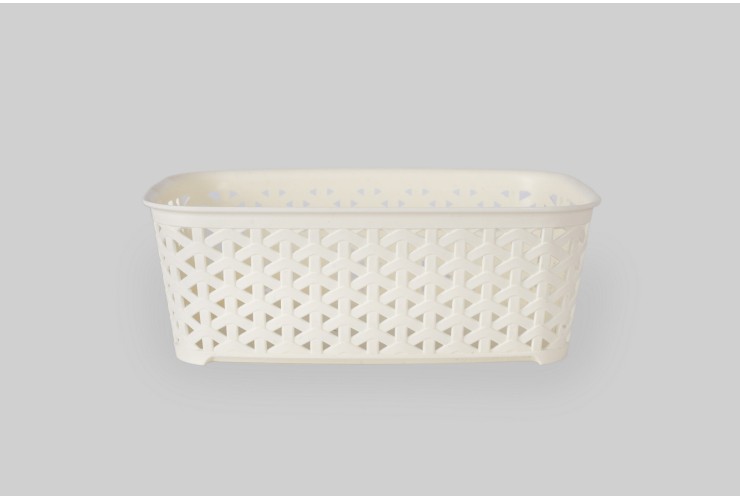 Корзинка без крышки 3 л молочный (K10-010)