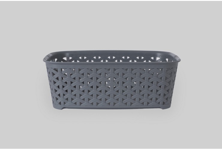 Корзинка без крышки 3 л серый (K10-130)