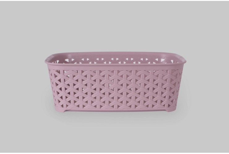 Корзинка без крышки 3 л пудровый (K10-805)