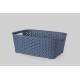 Basket without lid 4.7 L grey-blue (K11-121)
