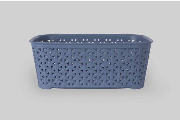 Basket without lid 4.7 L grey-blue (K11-121)