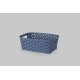 Basket without lid 1.2 L grey-blue (K8-121)