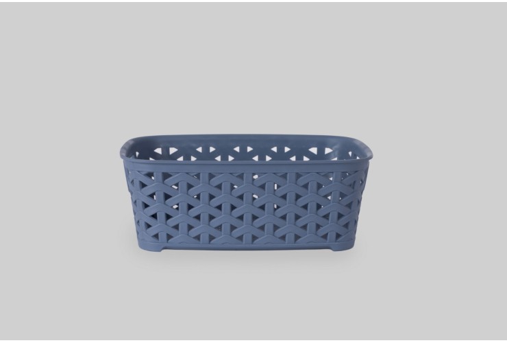 Basket without lid 1.2 L grey-blue (K8-121)