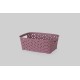 Кошик без кришки 1,2 л темно-пудровий (K8-803)
