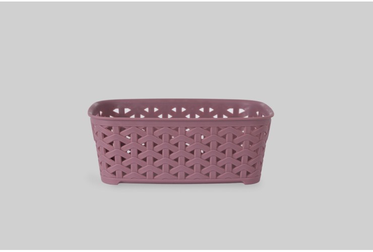 Кошик без кришки 1,2 л темно-пудровий (K8-803)
