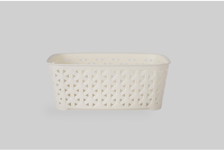 Корзина без крышки 1,6 л молочный (K9-010)