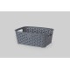Корзина без крышки 1,6 л серый (K9-130)