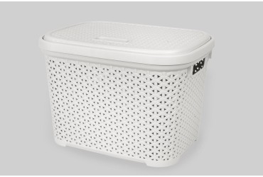 Корзина с крышкой 30 л (K14-010)