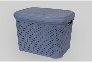 Корзина с крышкой 30 л (K14-121)