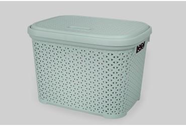 Корзина с крышкой 30 л (K14-374)