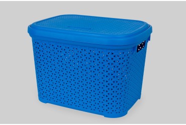 Корзина с крышкой 30 л (K14-439)