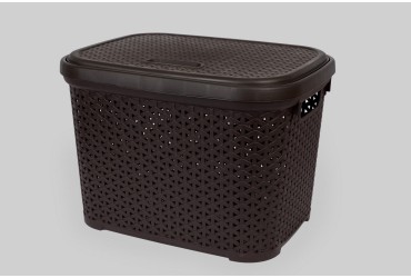 Корзина с крышкой 30 л (K14-534)